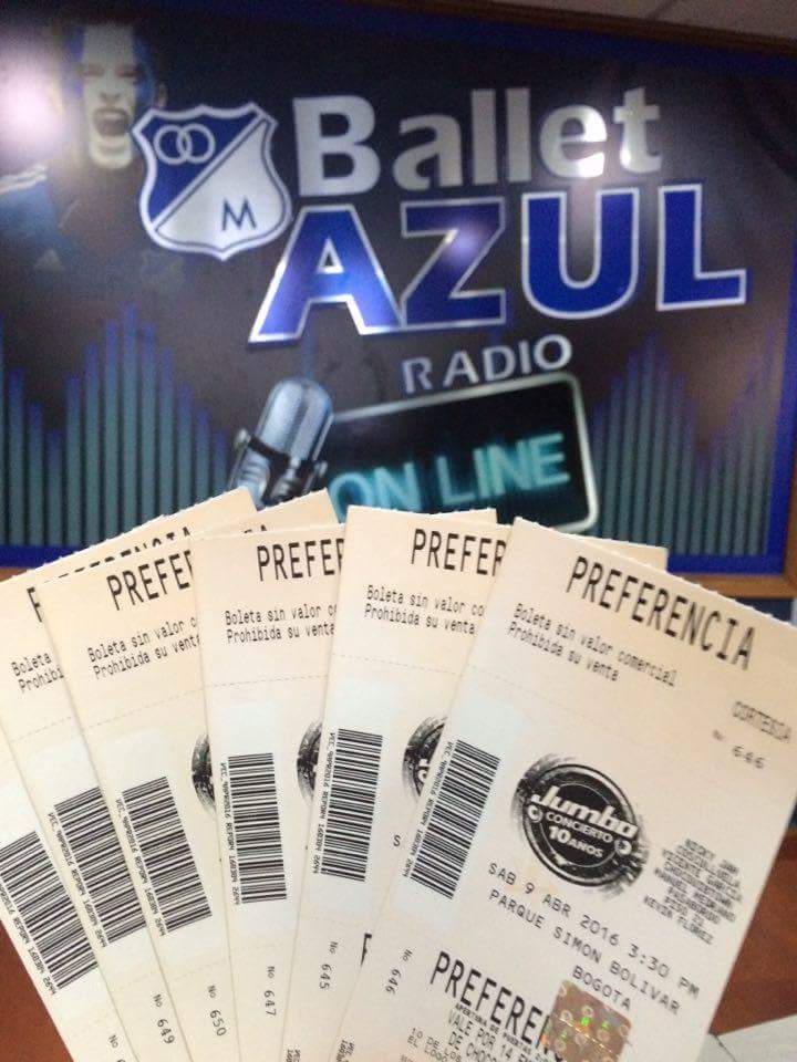 #DesdeLaTribunaAzul del <a href="/BalletAzulRadio/">Ballet Azul Radio</a> te invita al #JumboConcierto10, escuchanos bit.ly/1XYzqU3