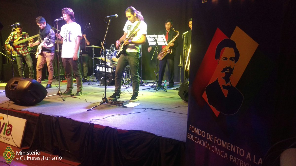 CulturasBolivia's tweet photo. #PranaReggae es una agrupación de jóvenes talentos bolivianos, hoy en #PalacioChico https://t.co/r2F4pbr0i7
