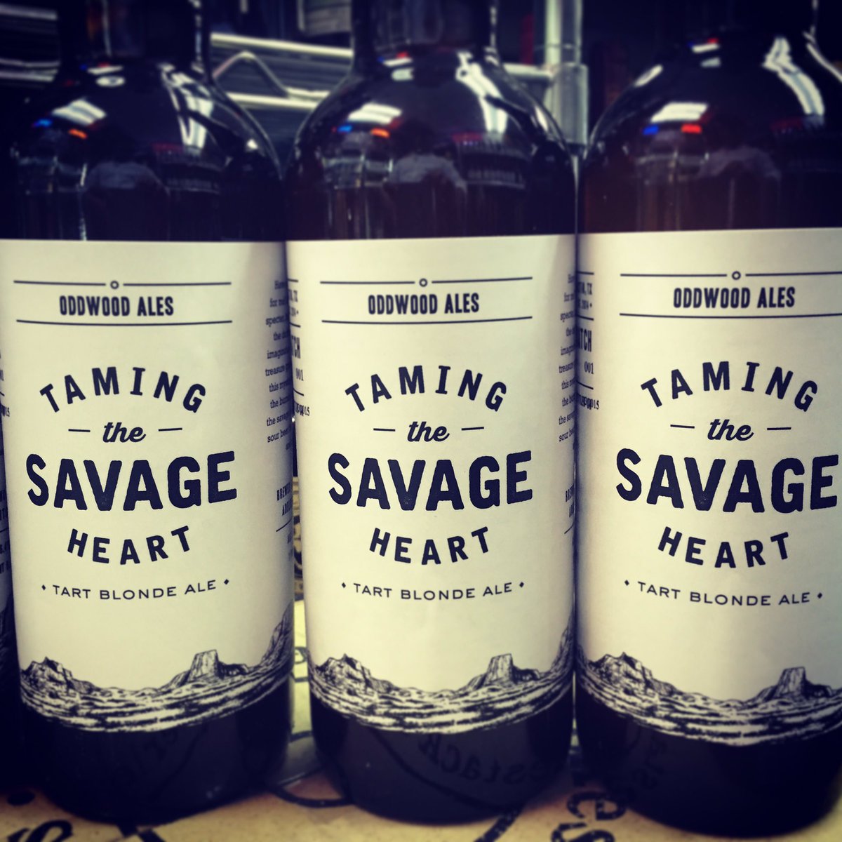 Just in! Adelbert's + Oddwood Ales Colab - Taming the Savage Heart @ATXBeerReleases #local #craftbeer #atx #austin