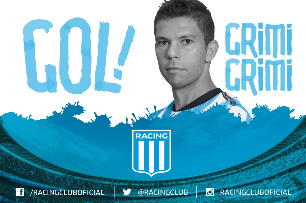 RacingClub's tweet photo. #RacingDeportivoCali Griimi, de cabeza, en un gran anticipo. Gana la Academia por 1 a 0. https://t.co/5tmXIfu3t2