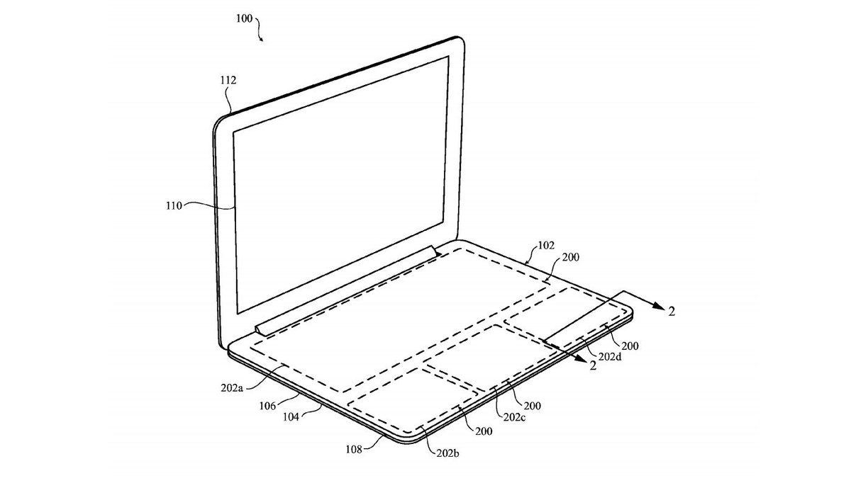 futurezoneat's tweet photo. Apple patentiert Force-Touch-MacBook ohne Tastatur
https://t.co/DXlrN17WhK (Foto: Apple/USPTO) https://t.co/N1jRvJdPnF