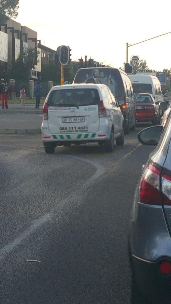 PigSpotter's tweet photo. Bad enough the taxis do it daily, but even security company employees of @RSSSecurity feel they can too... #Fail https://t.co/ndnW15tKuW