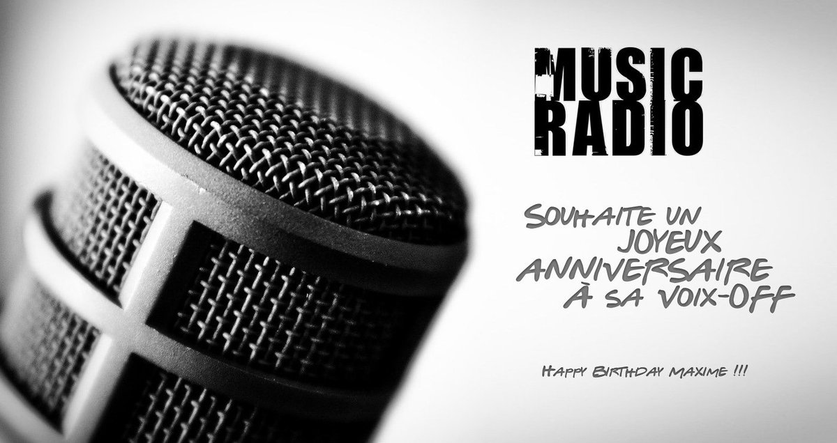 musicradioff's tweet photo. Music Radio souhaite un joyeux anniversaire à sa voix-off !! Gros bisous #Birthday #Friends #Maxibox #Love #Mojito https://t.co/32mkAr4a9s