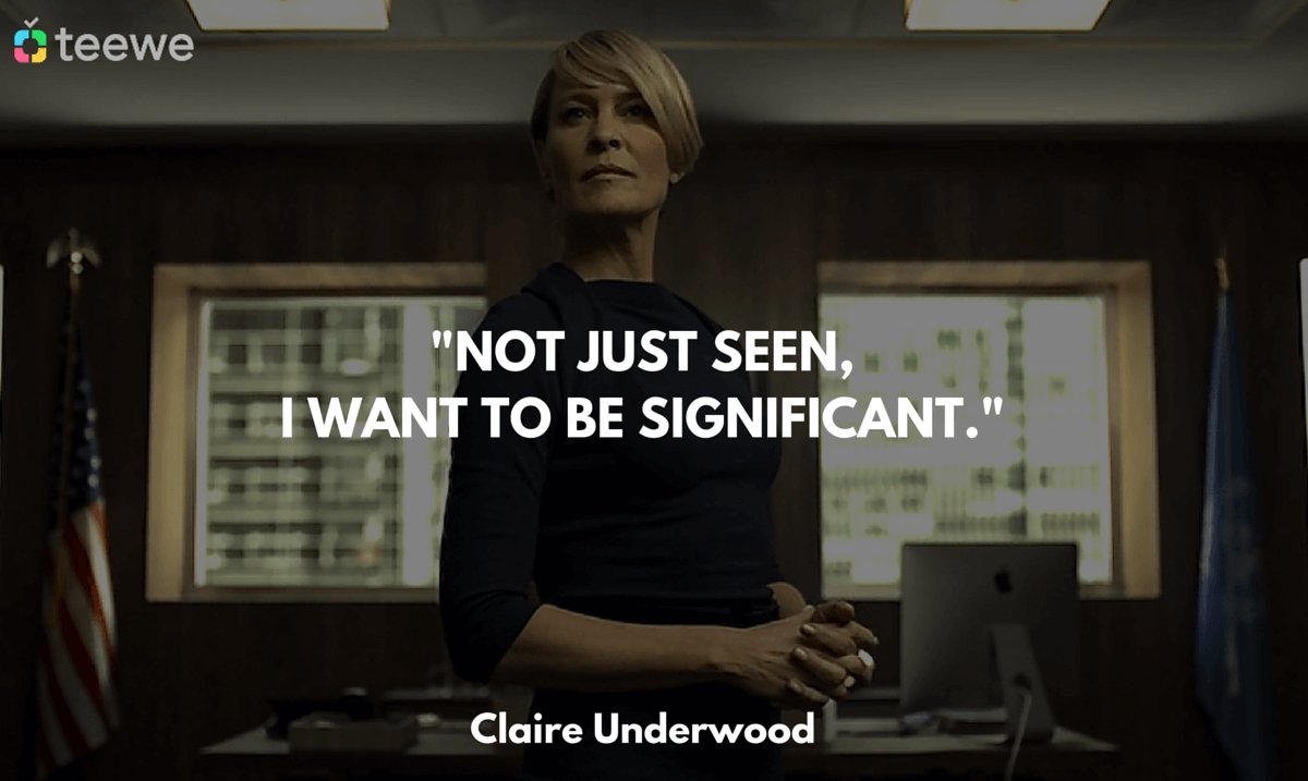 Robin Wright's ruthless,cunning &amp; manipulative First Lady is sublime. #HouseOfCards #claireunderwood #TVSeries