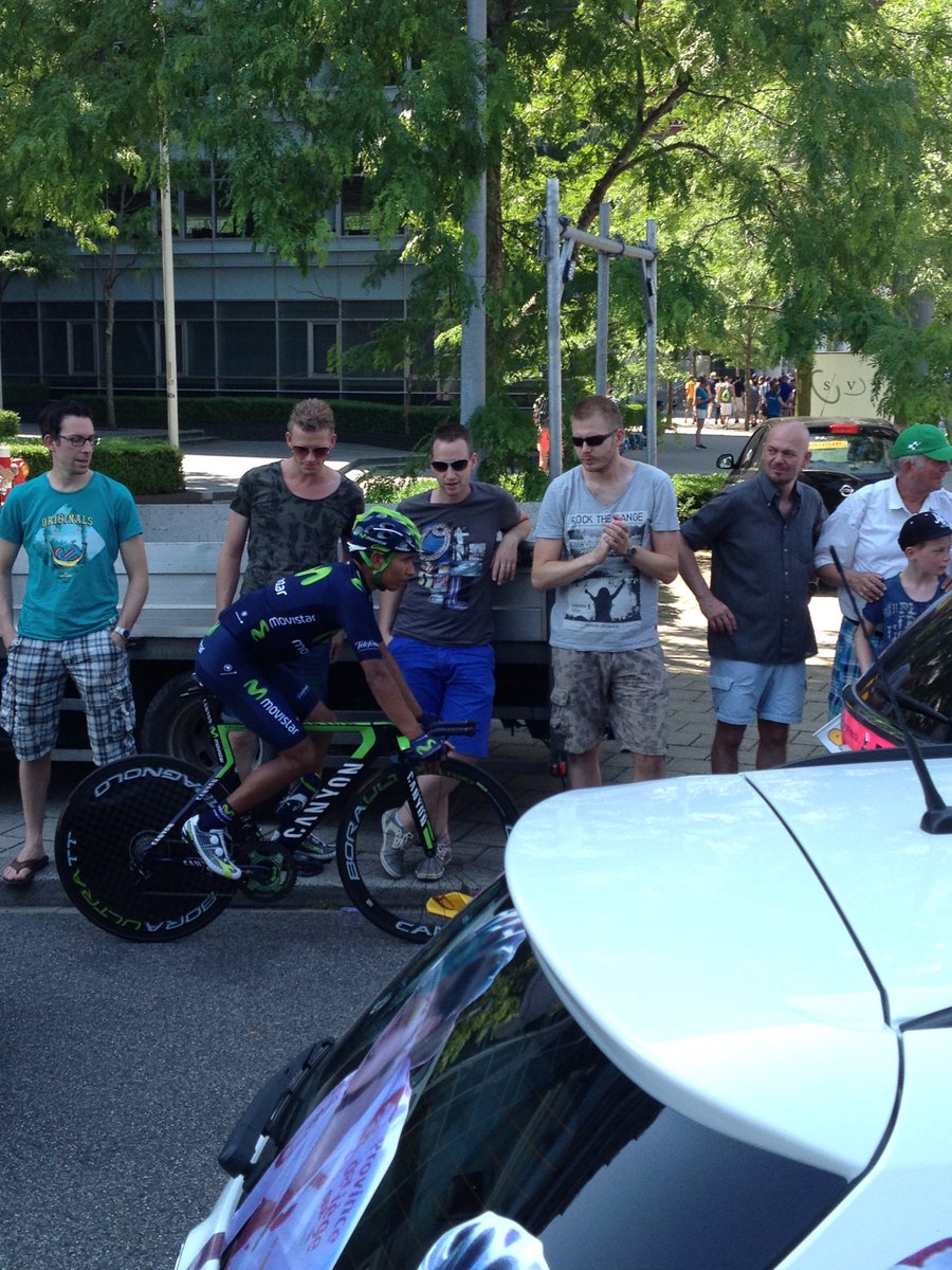 I found this in my drafts - Quintana spotted - Live from #tdf #tdfutrecht