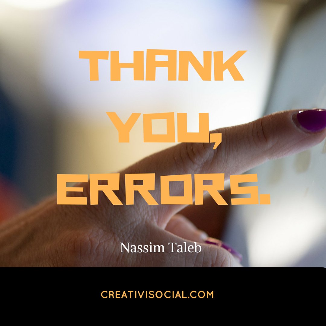 creativisocial's tweet image. A loser is someone who, after making a mistake, doesn&apos;t introspect. #socialmedia #Learningisliving