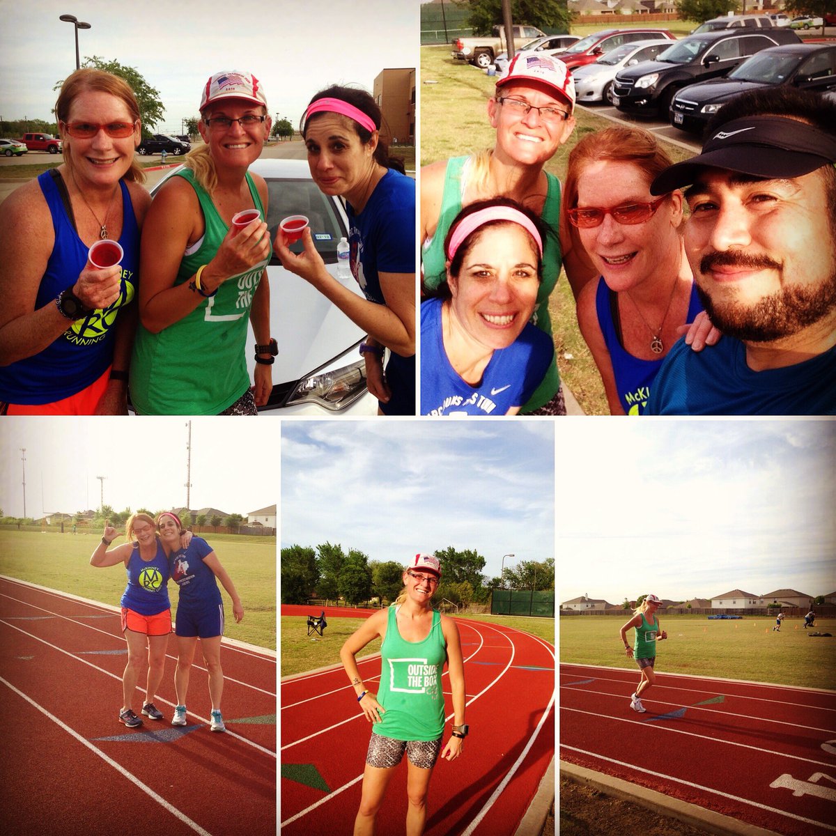 No track workout is complete until the last Jell-O shot is finished. #trackday #MRC #runhappy #McKinney