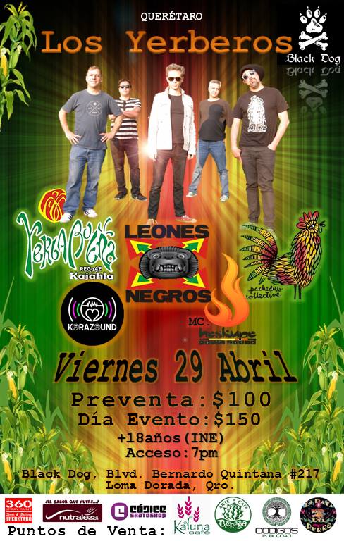 Pachedub's tweet photo. ¿Listos Querétaro para una dosis de Reggae #Razteca? #LosYerberos en la ciudad junto a @Pachedub , @Ykajahla y mas.. https://t.co/861KhMVKQJ