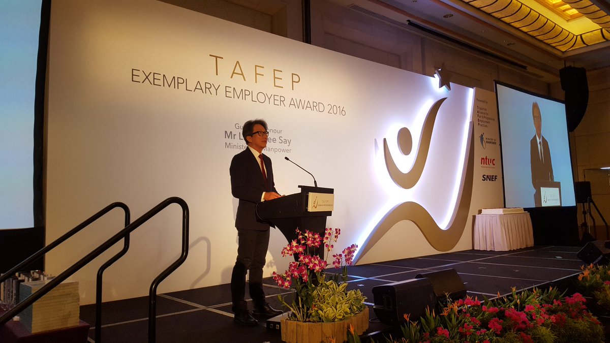 CalvinHui_'s tweet photo. Manpower Minister says employers should invest in human capital, on top of investing in tech and automation 
#tafep https://t.co/klMLvaBSJj