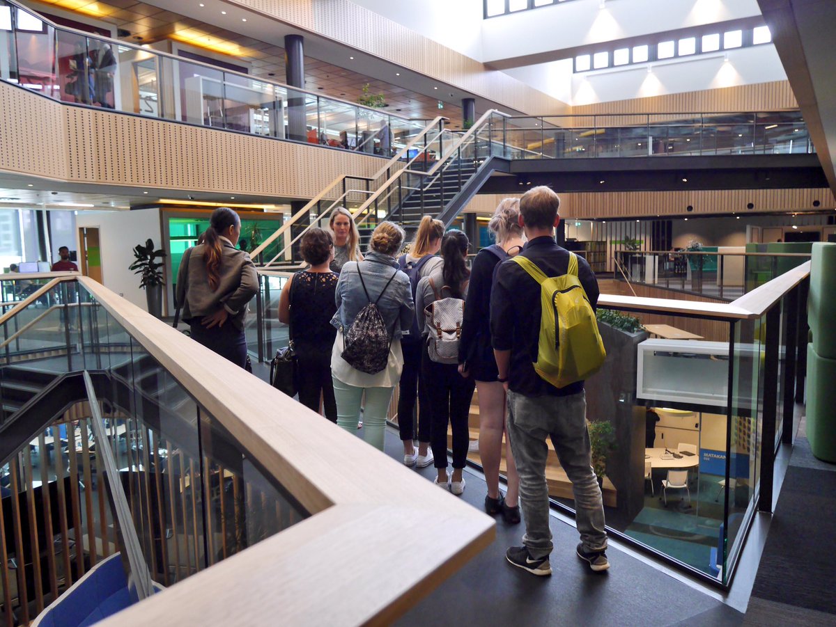 MCSA_Waikato's tweet photo. Had an awesome day at @trustpower - gained some insider knowledge while being in awe of the new space #CommsStudents https://t.co/FKmdHVBtWk
