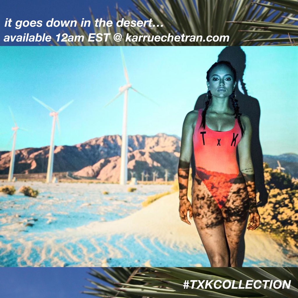 karrueche's tweet photo. #TxKCollection available at midnight tonight! A festival inspired collaboration created by us https://t.co/00wmJJc2Nf