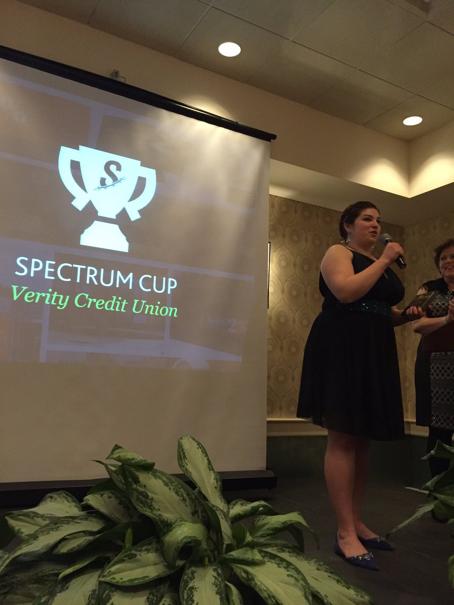 verityseattle's tweet photo. Thank you so much. RT @NWCUA: Aaaaaaaand the Spectrum Cup goes to...@verityseattle. #SpectrumWinner https://t.co/T0O0JUN75l