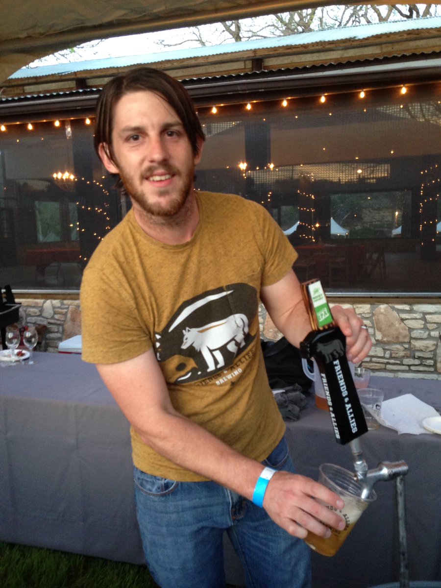 2020_2024_2028's tweet photo. #Barbecue @SaltLickBBQ: 'Great beer from @F_and_A_Brewing at #livefire2016. Try… https://t.co/ZBkP40CvPA, see more https://t.co/TCvxYsCHIP