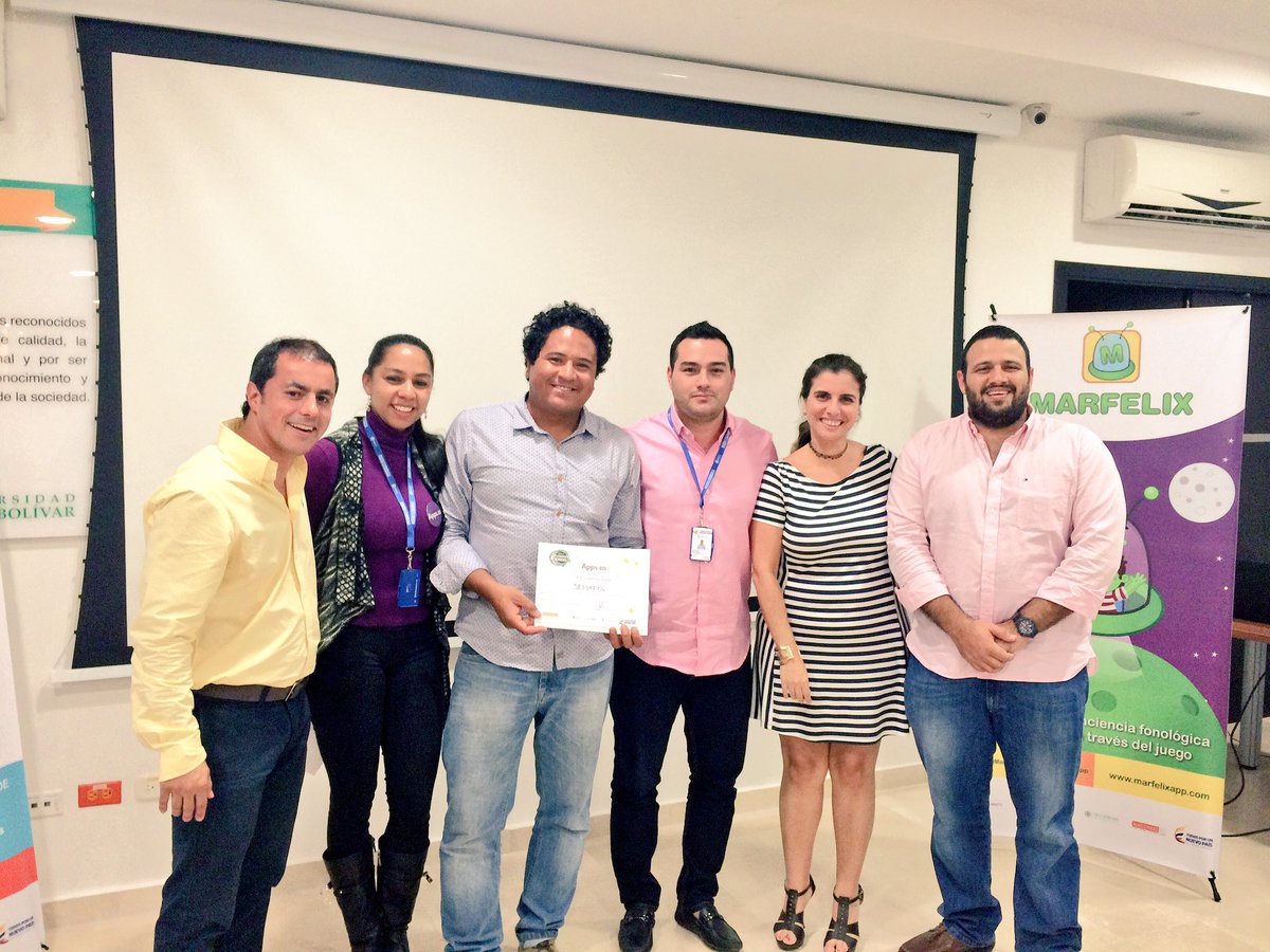 AppscoMacondo's tweet photo. ¡Qué alegría ver nuestros emprendedores felices! Hoy en seguimiento de @Ministerio_TIC @AppsCo en @unisimon https://t.co/nl8JGHBc2n