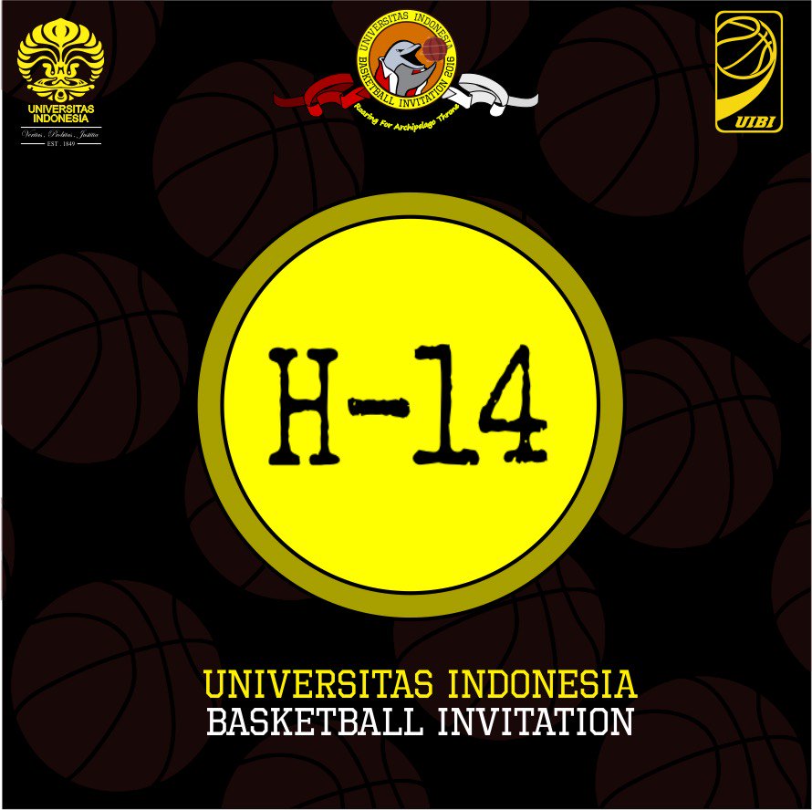 uibi_basketui's tweet photo. [THE DAY IS COMING]

UIBI 2016 semakin mendekat guys! 🏀

Buruan daftarkan tim kamu, sebelum kuota terpenuhi 😉 https://t.co/la1KMilbTS