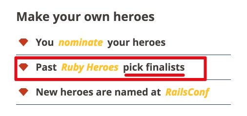 Ruby Heroes tweet media