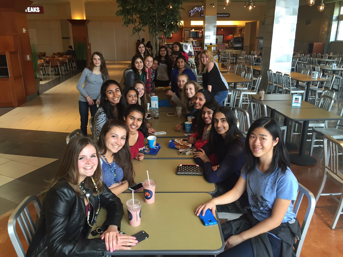 NHSJV's tweet photo. Scavenger Hunt team fun night! What else would we do when it's snowing for our first match! https://t.co/QwABl0TWQu