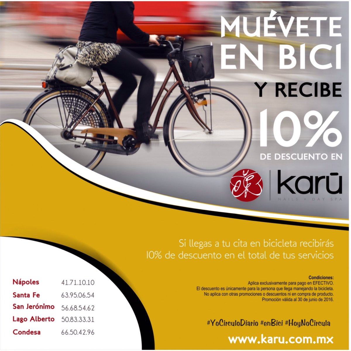 KaruNailsSpa's tweet photo. #HoyNoCircula #CDMX #bici https://t.co/DoYP4YFuNB