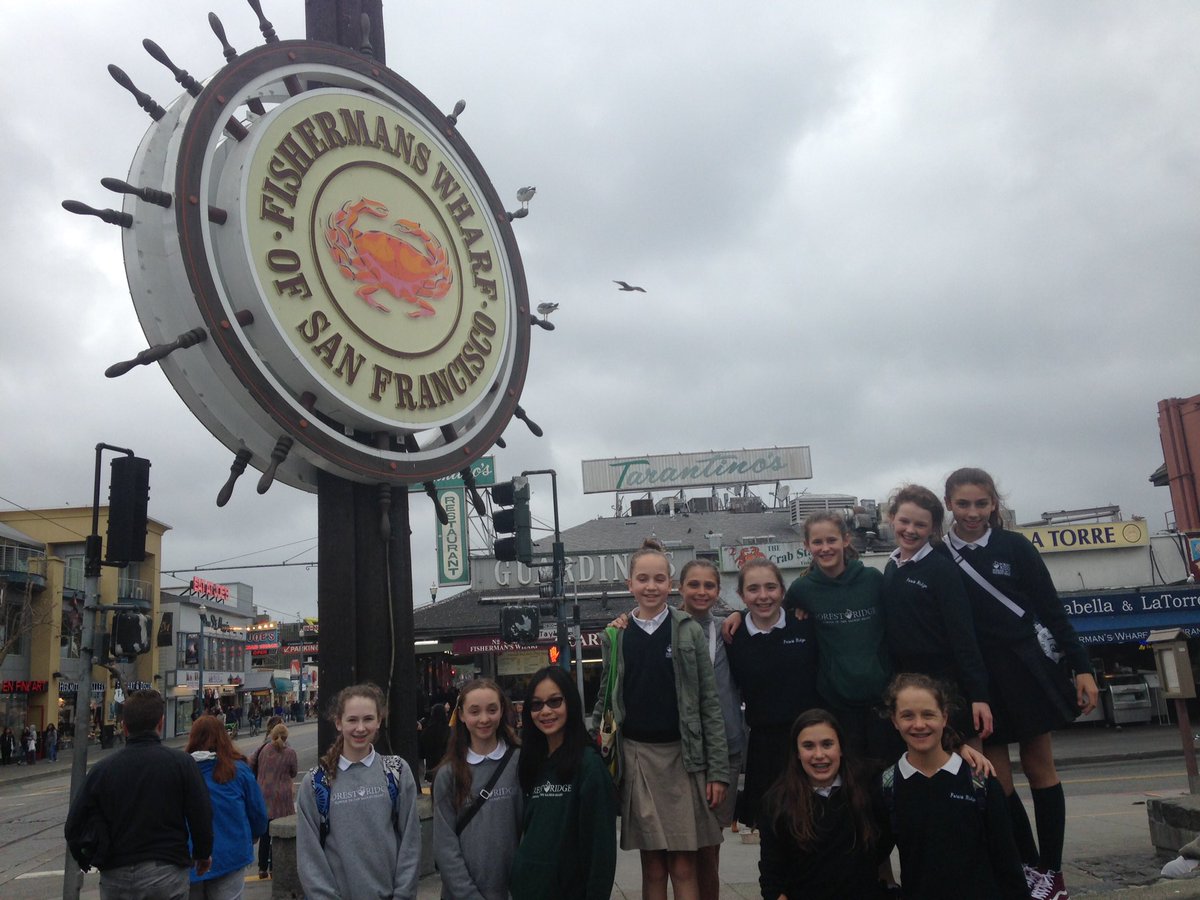 ForestRidgeMS's tweet photo. Fun at Fisherman's Wharf! Great first day of our 6th grade trip #FRdoesSF2016 https://t.co/upKuzYjaoE