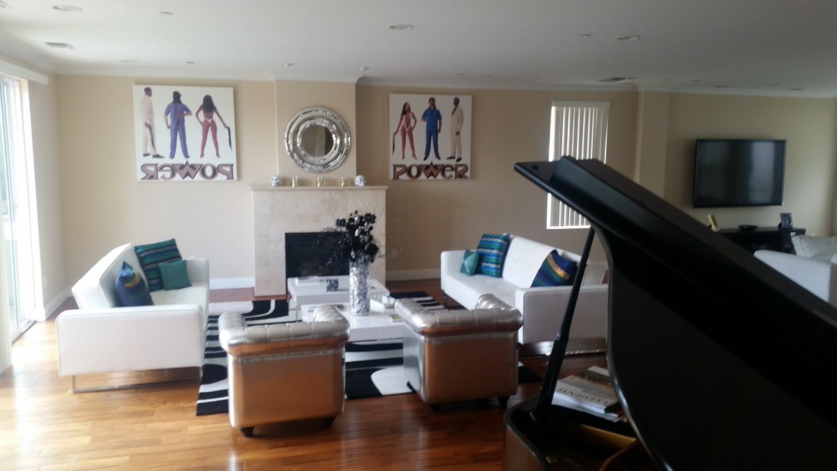 Custom Paintings for the crib. Thanks <a href="/FINALLEVEL/">ICE T</a> for the game I soaked as kid that I still apply today. #power