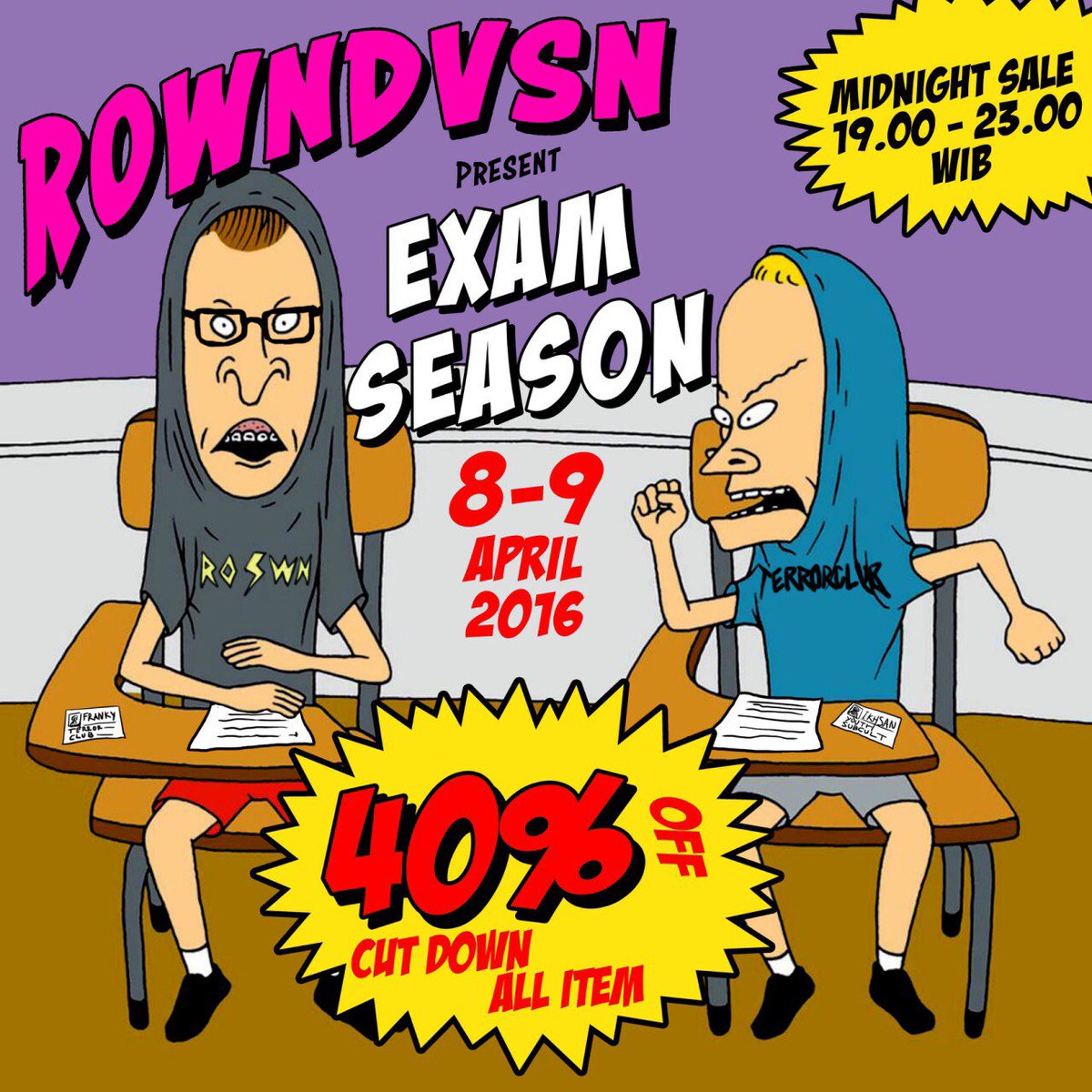 EXAM SEASON!!! Midnight Sale!!
Get your favourite stuff with special offer!
Only at Rown Division Store Manahan
