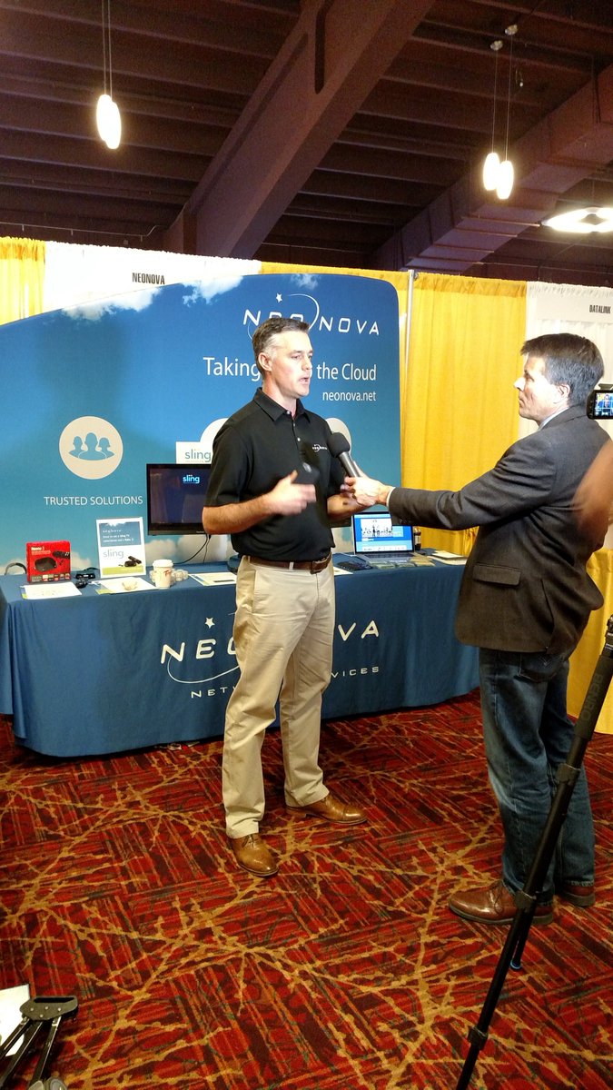 NeoNova_NNS's tweet photo. NeoNova CTO Chris Beatson and panel doing their thing at #IPVisionShow / afterwards a little love from the press! https://t.co/COQ4nxiMwg