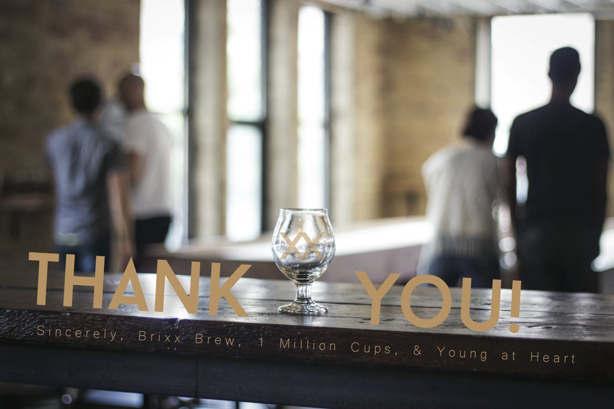 brixxbrew's tweet photo. Tonight we recognized insanely influential start-ups in our community. Thank you for joining us! #1milthanks https://t.co/fpcaTzmrB2