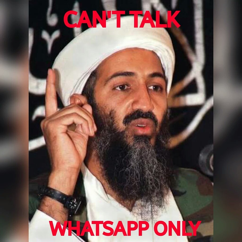 FrenchFries_001's tweet image. Terrorists be like: Now we can make groups on #WhatsApp #WhatsAppEncryption 😛