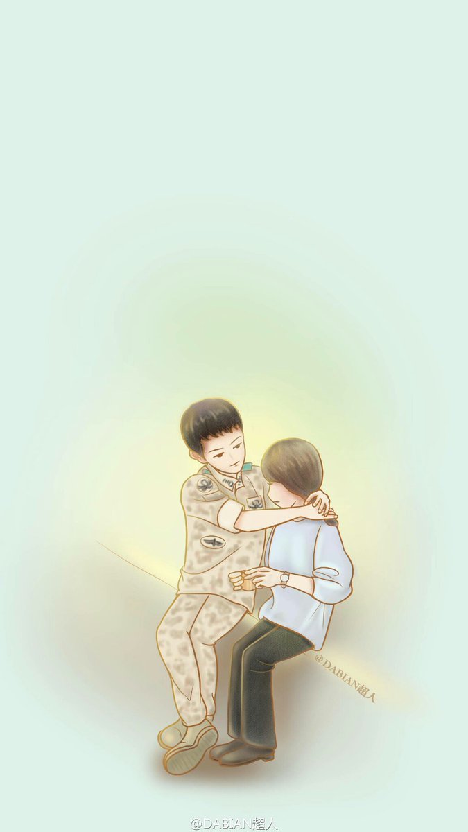 ShinaSeng's tweet image. cr:DABIAN超人#koreadrama #fanart #Songjoongki#couple  #송중기  #DescendantsOfTheSun #태양의후예#songhyekyo