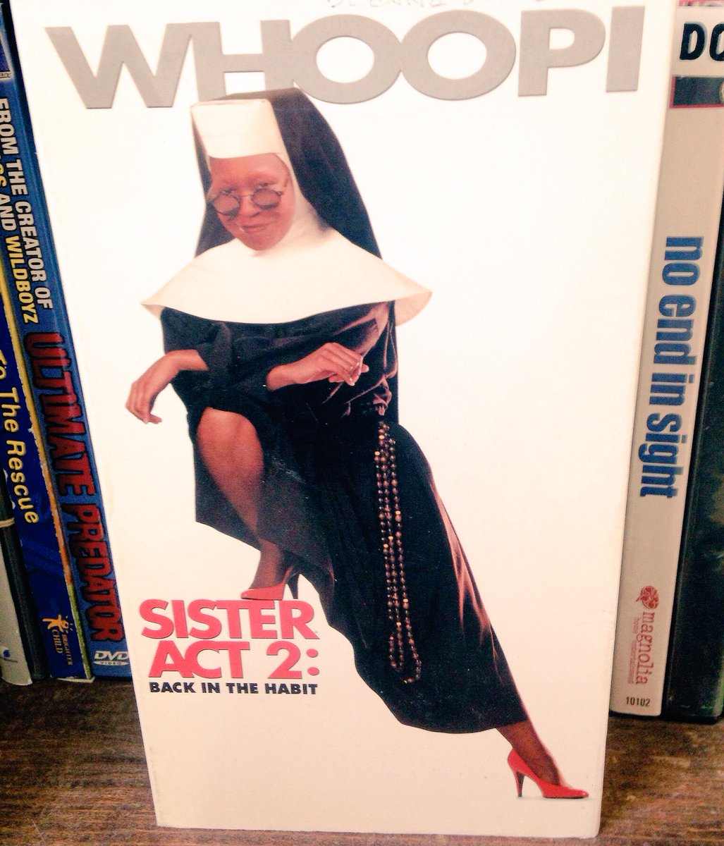 It might be going on 1am but I'm about to watch #SisterAct2BackInTheHabit I'm exhausted, but hey that's how I roll⛪️