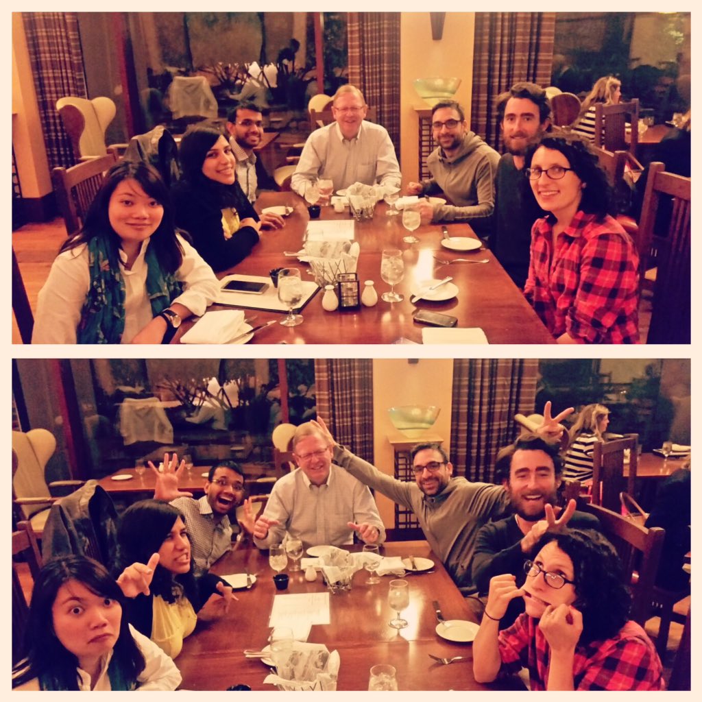 UnimelbTeam's tweet photo. Last supper with Glenn our amazing advisor, breakfast companion, arbitrator, sounding board &amp; inspiration. Thank you https://t.co/bQd8tZTNq4