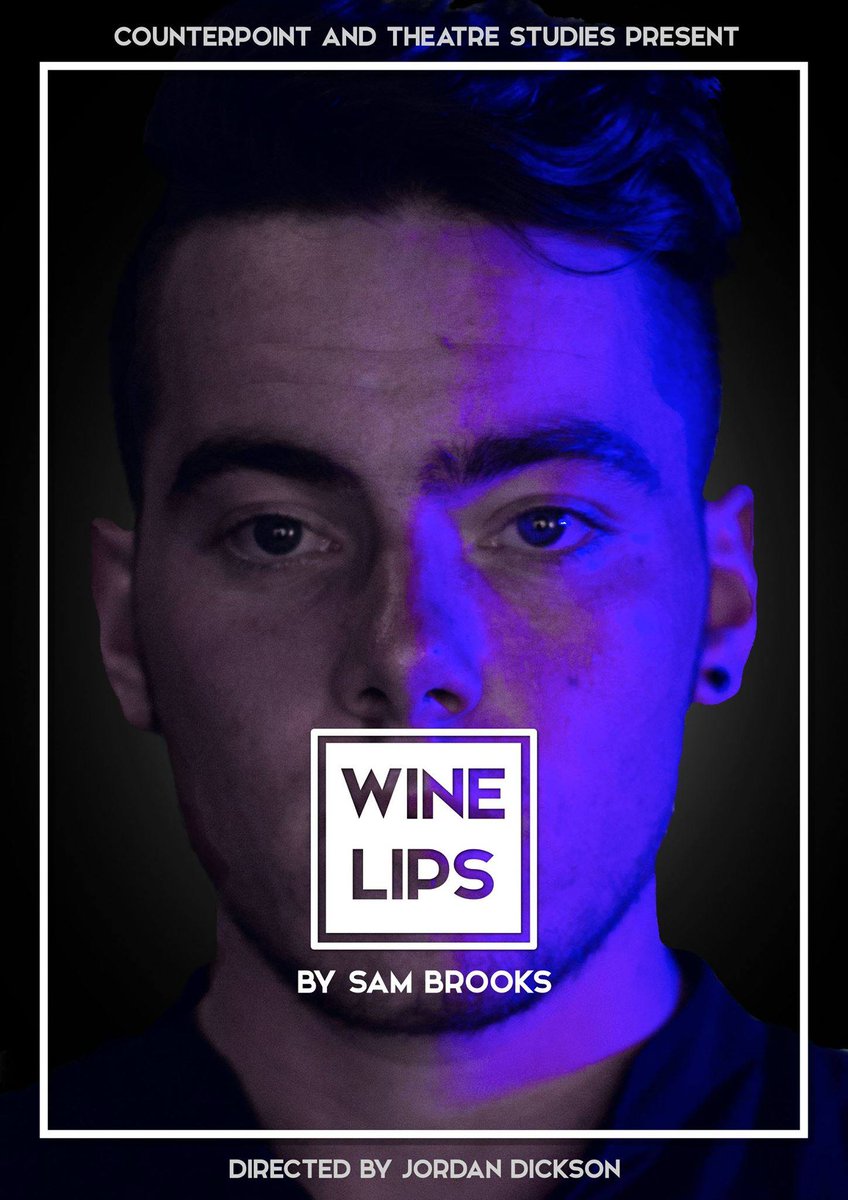 CounterpointDud's tweet image. WINE LIPS (by the amazing @sbrookbrooks) closes TONGIHT! Tix still available on the door - 7:30 @ Allen Hall Theatre