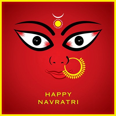 VaccinationR's tweet photo. @LetsNurture wishes you a Happy #Navratri https://t.co/TnTfFr9ttx