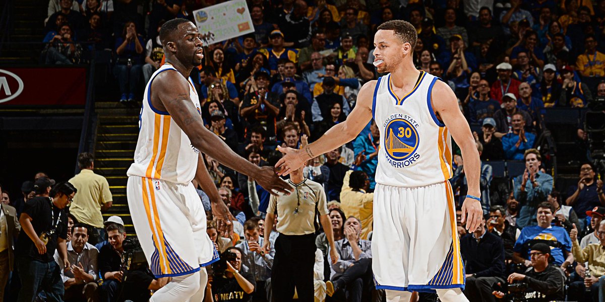 ESPNNBA's tweet photo. With tonight's win, Golden State has locked down the No. 1 seed and home court advantage throughout the playoffs. https://t.co/ujnxIG9vbX