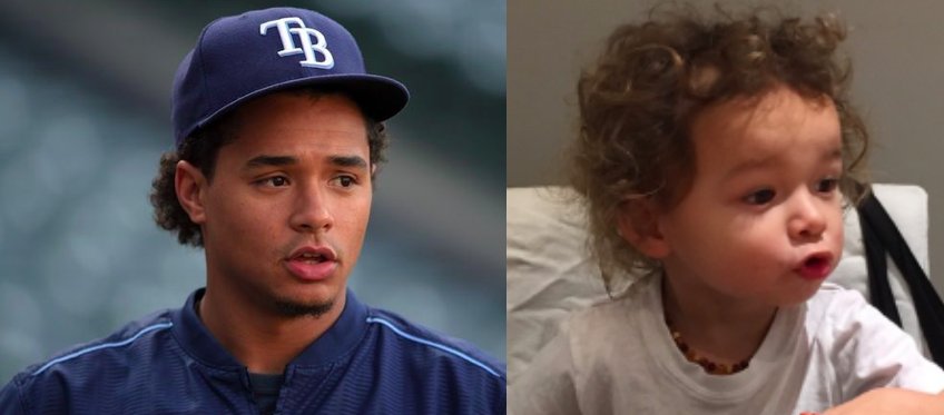 Yurkenbaum's tweet image. My brother's doppleganger's gonna win 20 this year. @ChrisArcher22 @RaysBaseball #SeparatedAtBirth