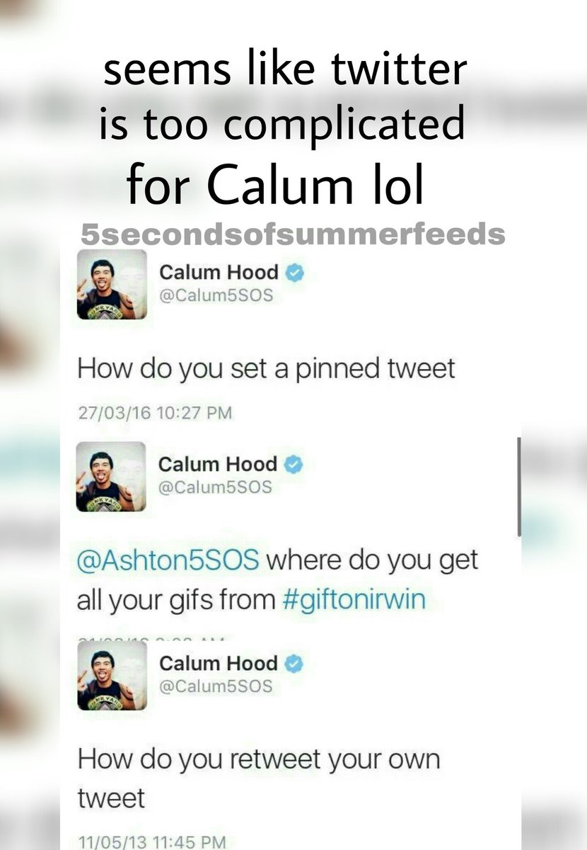 fivesosfeeds's tweet photo. Ugh calum hood want someone in the fam to teach you? Hahahaha #5sos https://t.co/crVDb3qZJu