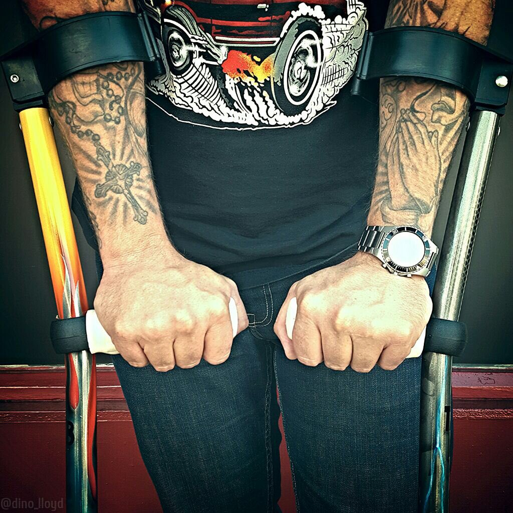 #HotRodFriday's have been a little different lately.
checkout my kustomized crutches by @straightedgecustoms