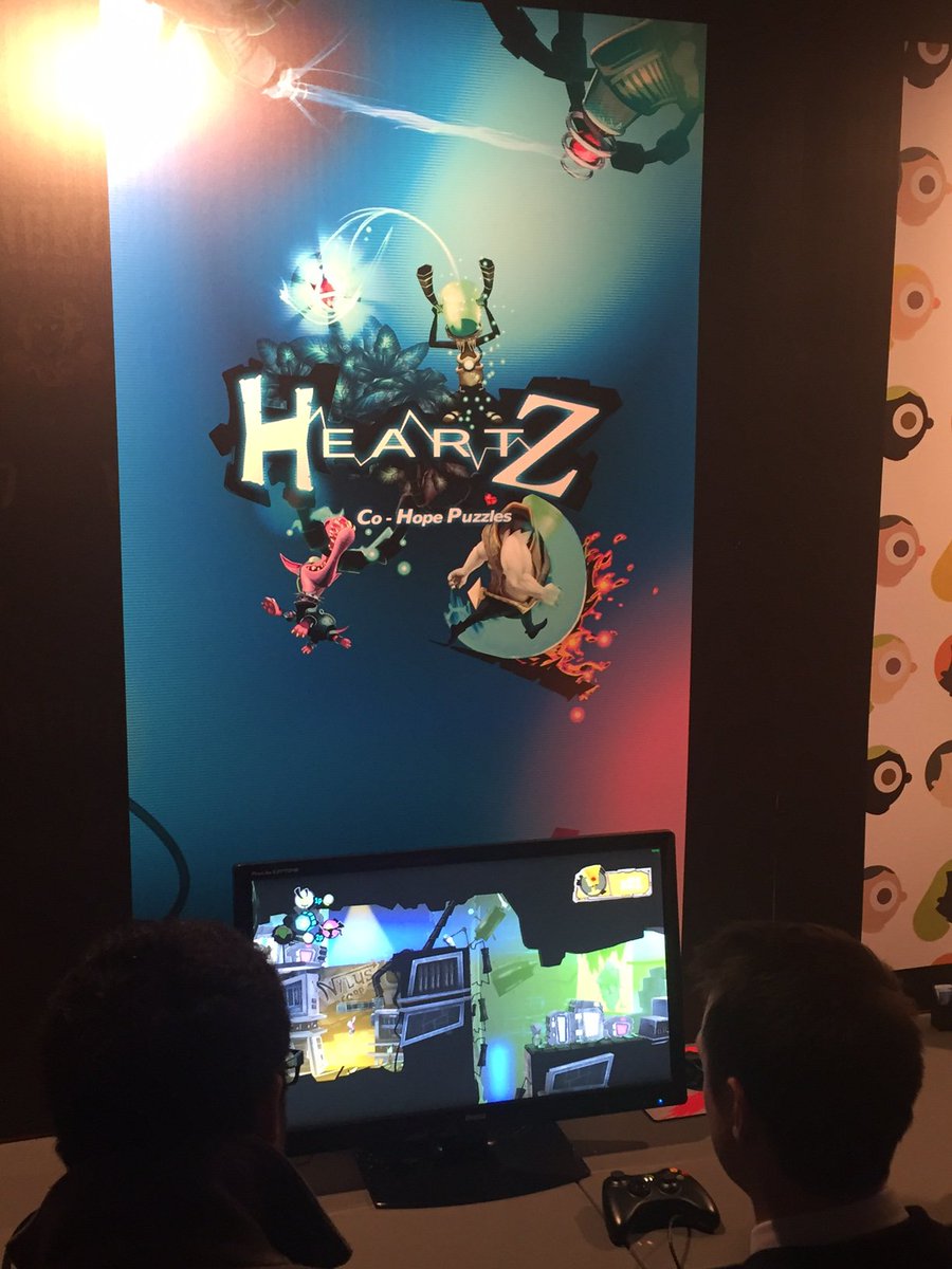 UpperByteEN's tweet image. If you happen to be around #EGXRezzed in London, come by and play some HeartZ: Co-Hope Puzzles! #HZGame