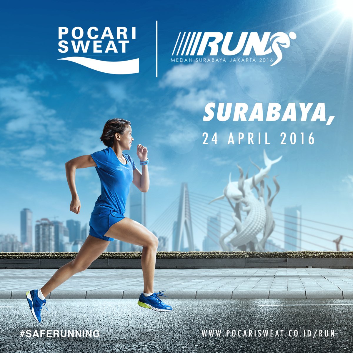 pocariID's tweet photo. Surabaya! Siap menjadi yang terbaik? Daftar #PSRun2016 disini: https://t.co/faMTVLPOMm https://t.co/YYgpVea1W5