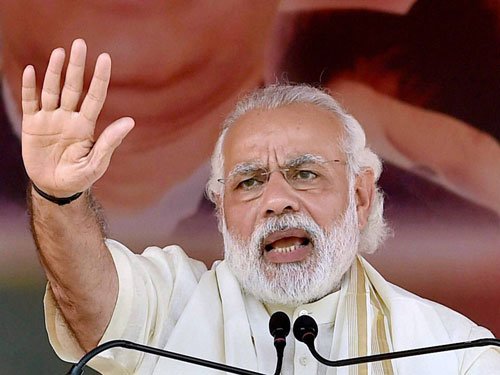 DeccanHerald's tweet photo. Country suffered due to 'remote control', Assam should not: PM #modiinasam | https://t.co/IwNvJQkZYg https://t.co/OFLBsCFTLv