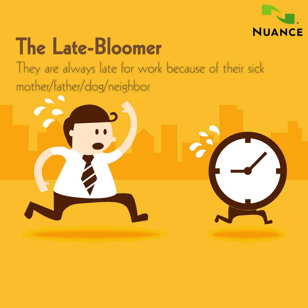 NTS_India's tweet photo. Tag your Colleague who is always running late. #EveryOfficeHasOne https://t.co/zHKsHRzdQr