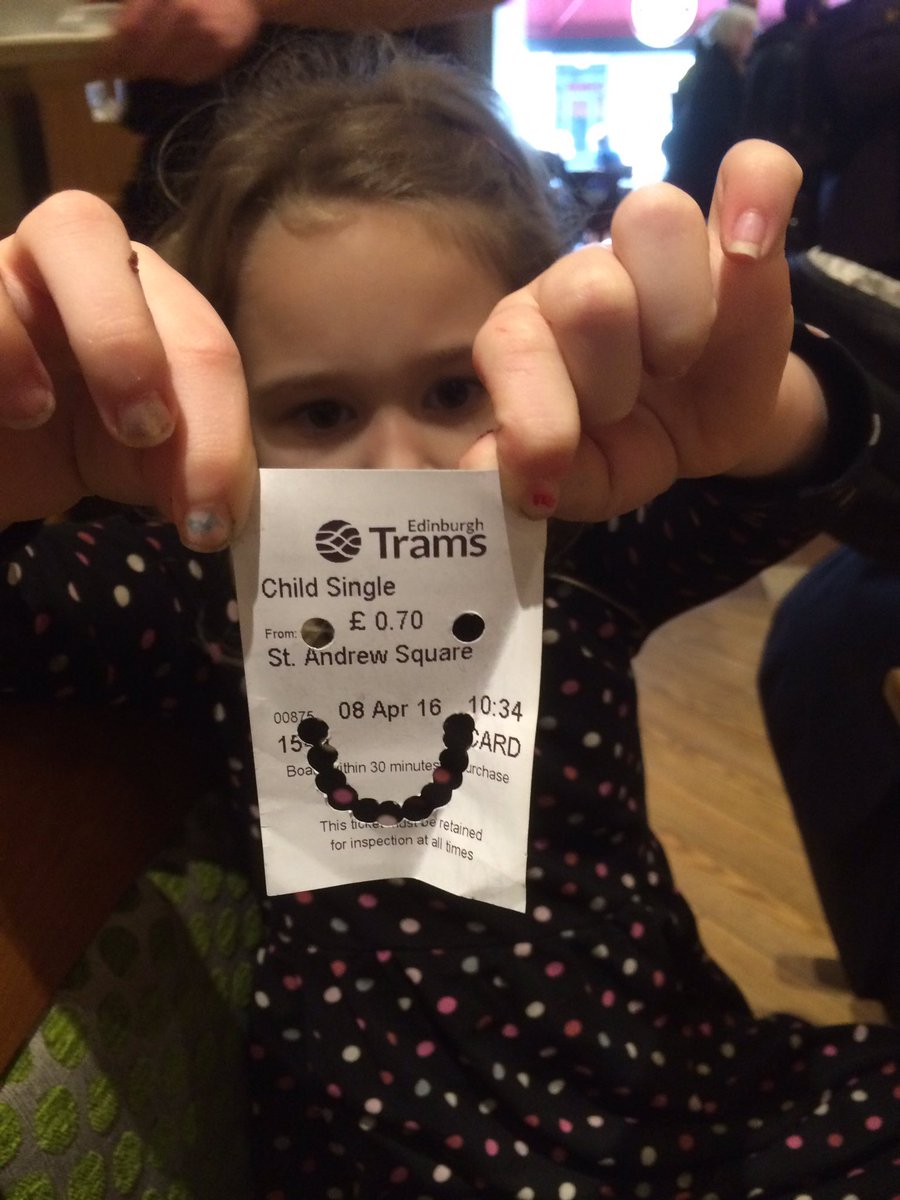 Kennyclark2011's tweet photo. Thank you to Charlie on the @EdinburghTrams for making our wee girls first trip so fun ! #amazing #greatconductor https://t.co/29hF7fa7lR