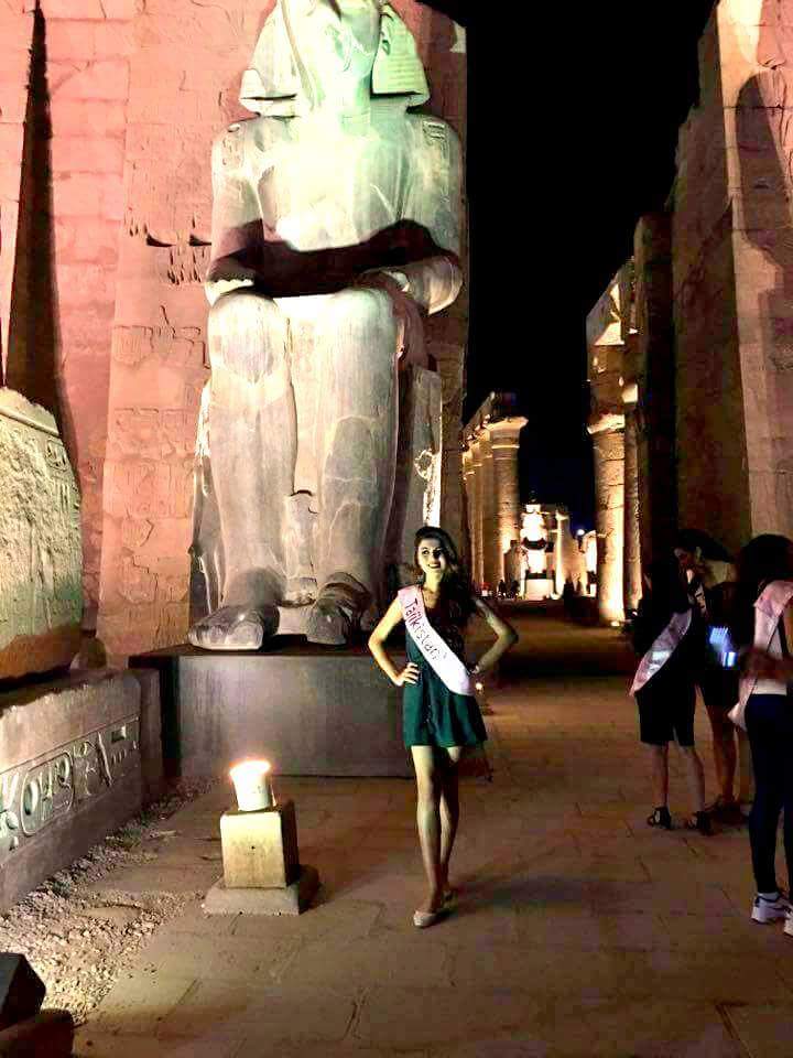 ggolam's tweet photo. Miss world tour in Luxor, Egypt .. April 4 , 2016 https://t.co/dyHWlS84bh