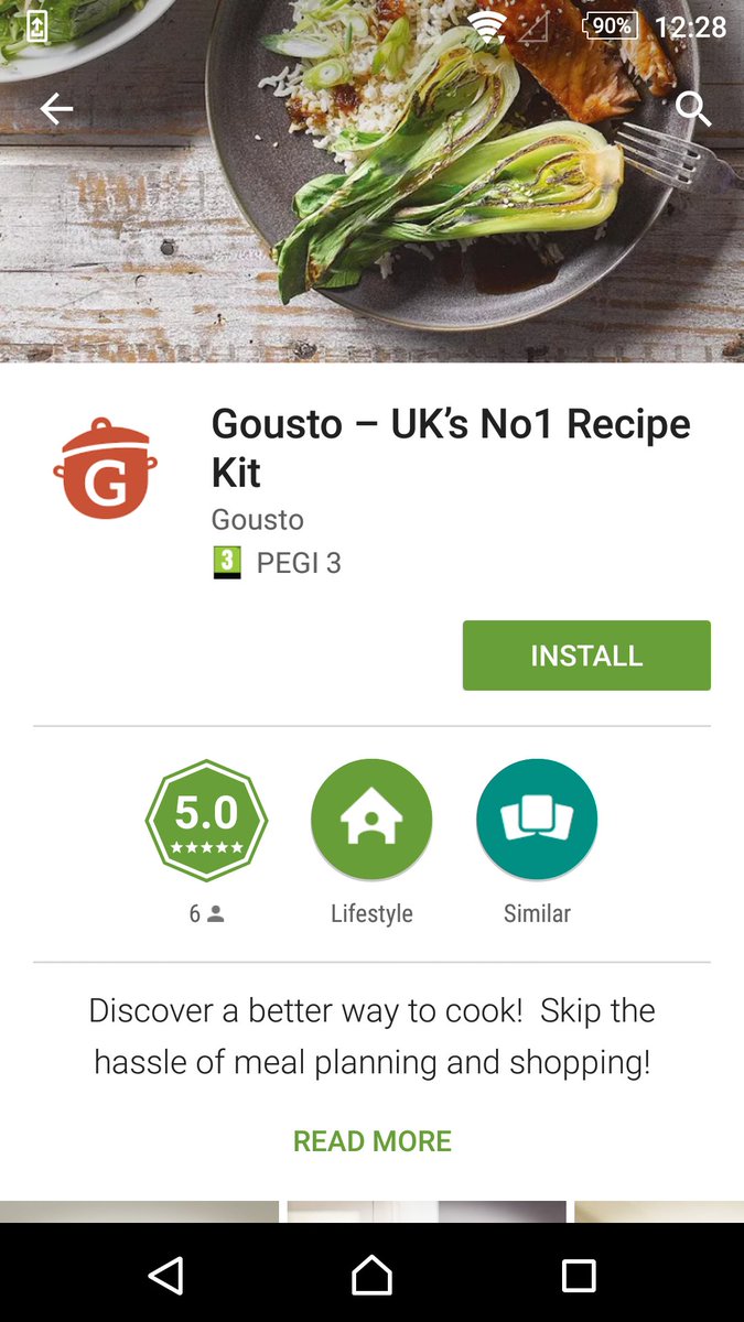 GoustoTech's tweet image. Gousto #Android App is live! Download at play.google.com/store/apps/det… and indulge yourself with tasty &amp;amp; healthy food