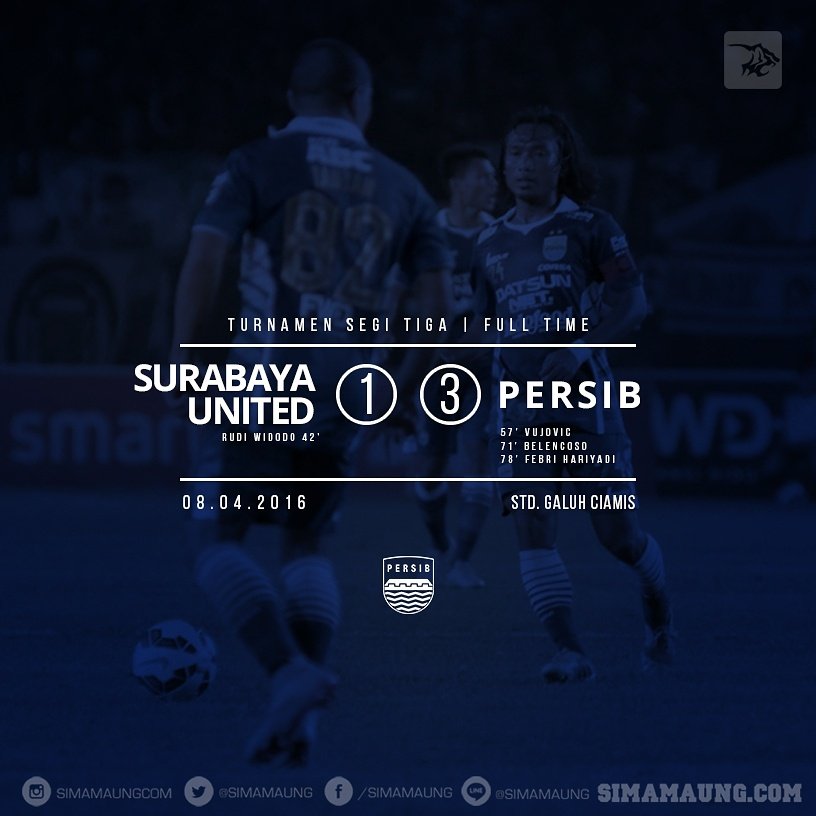 simamaung's tweet photo. FT #PRSBvSU #PersibDay https://t.co/kBMpNCcWqY