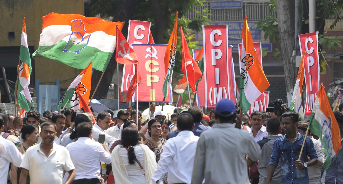 Samir Jana (@samirjanaht) on Twitter photo After a long rivalry, now #WestBengal witness #LeftCongressAlliance #Kolkata during #AssemblyElection2016 <a href="/htTweets/">Hindustan Times</a> After a long rivalry, now #WestBengal witness #LeftCongressAlliance #Kolkata during #AssemblyElection2016 <a href="/htTweets/">Hindustan Times</a>
