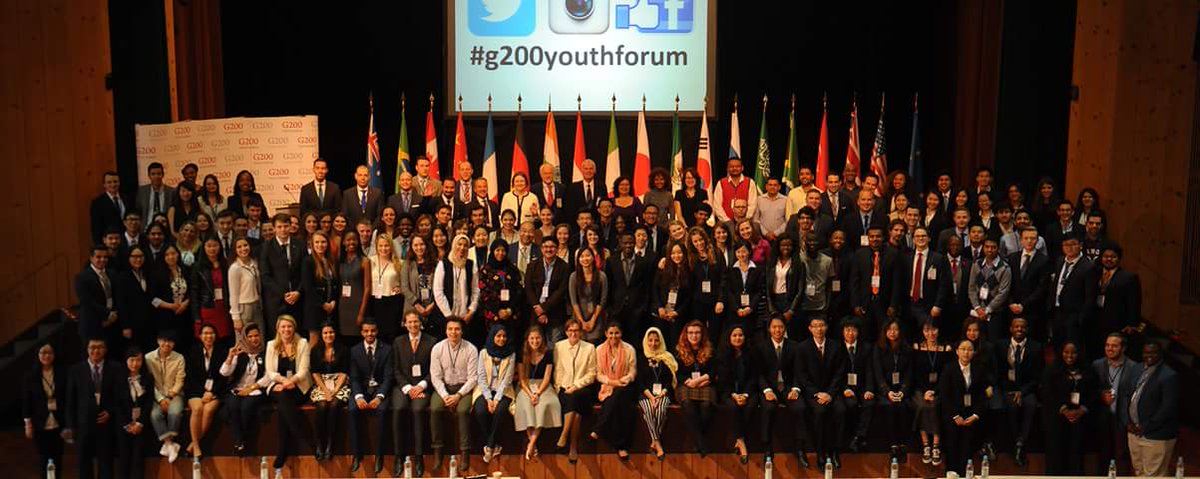 There are no strangers here, only friends you haven't met yet! #g200youthforum