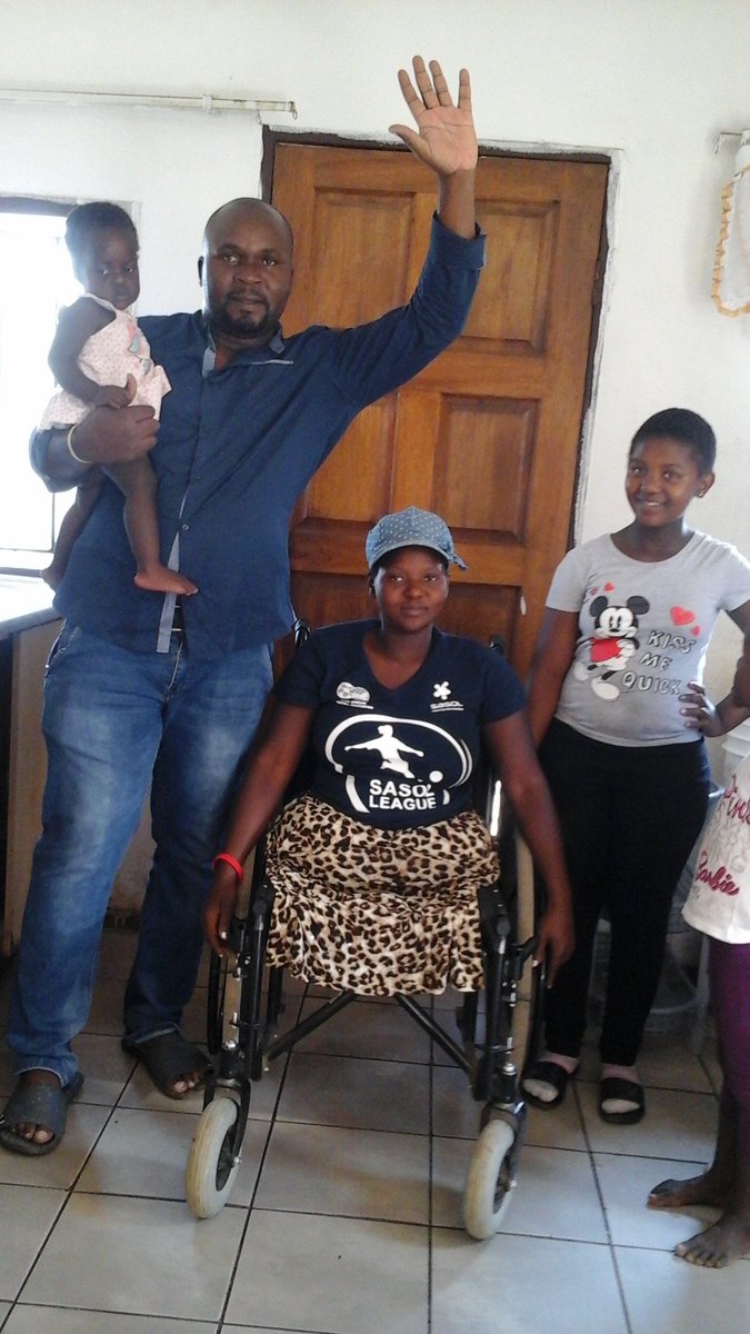 AmpaGroup's tweet photo. Harvey Sithole from @AmpaGroup helped Refilwe, a disabled mother of two, by cleaning her house. #Payitforward https://t.co/vmXPGbWtiB