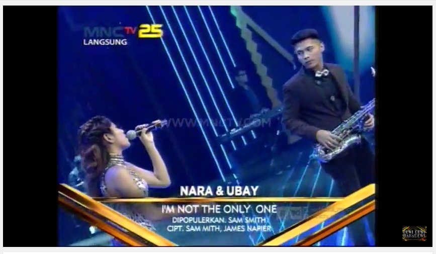 Official_MNCTV's tweet photo. Ini dia duet paling manis! @Nara_DewiDewi &amp; @UbayIDOL8 "I'm not The Only One" > https://t.co/jvBXgoxa1o https://t.co/Ds8hYtmGYl