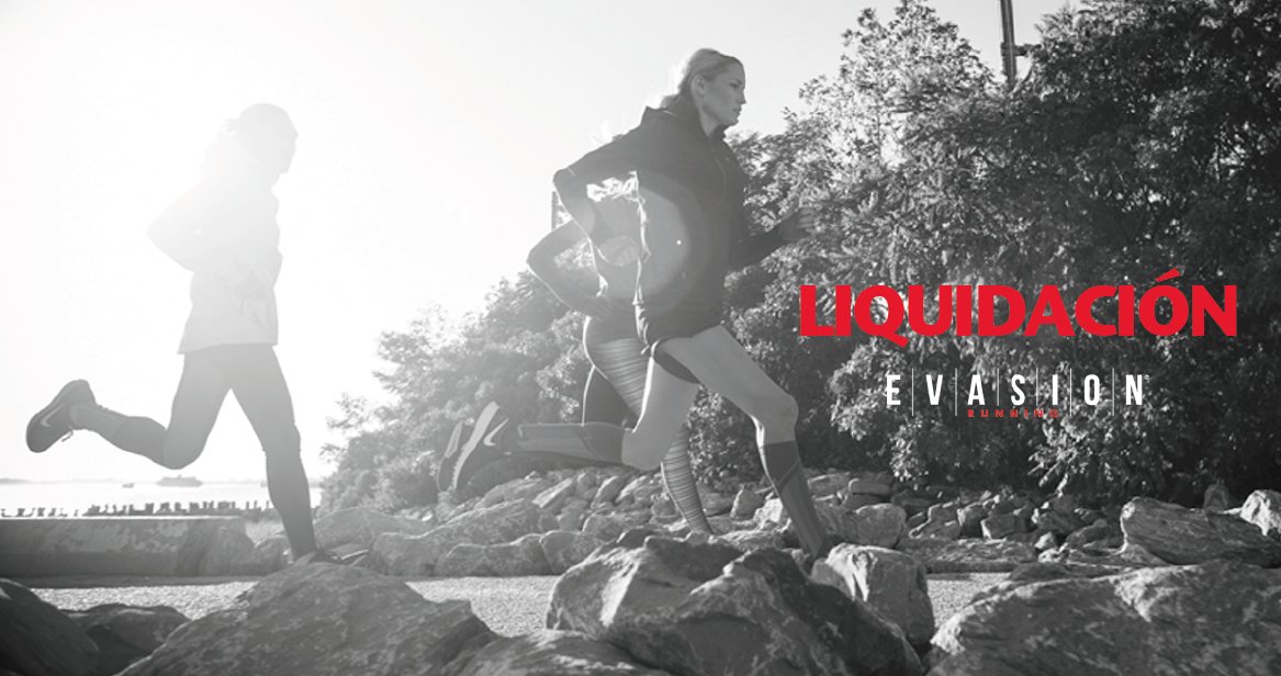 2x1 Zapatillas + 50% Textil + 30% Electrónica (sobre pvp) en EVASION RUNNING VALENCIA C/Hernández Lázaro 7 #running
